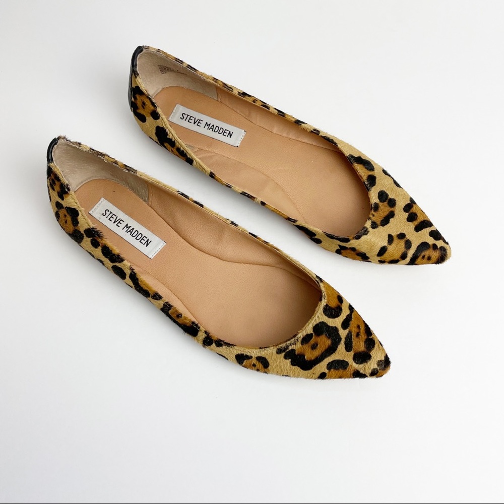 Steve Madden Vegass Calf Hair Flats